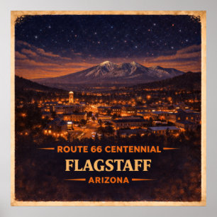 Flagstaff Arizona Centennial Poster