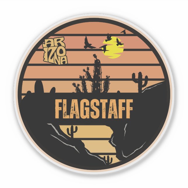 Flagstaff, Arizona Sticker (Front)