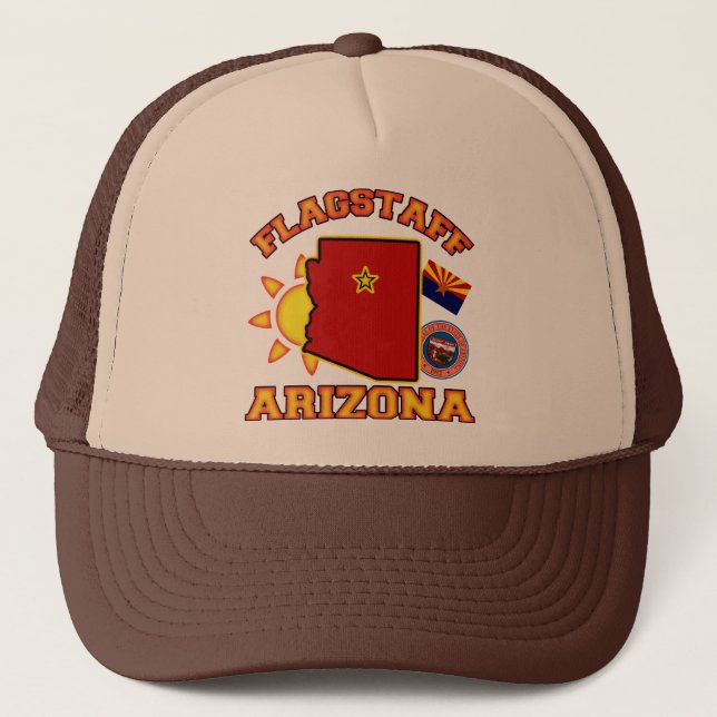Flagstaff, Arizona Trucker Hat (Front)