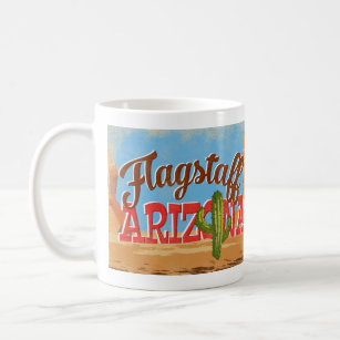 Flagstaff Arizona Vintage Travel Coffee Mug