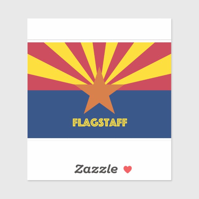Flagstaff Flag Sticker (Sheet)