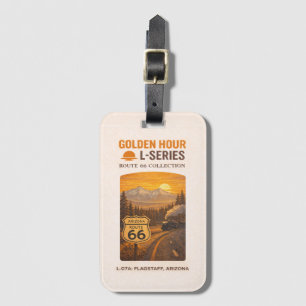 Flagstaff Route 66 Golden Hour L-Series Luggage Tag