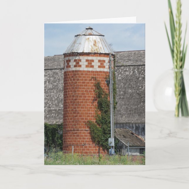 “Flagstaff Silo” Birthday Card (Front)