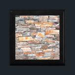 Flagstone | natural stone pattern | bricks gift box<br><div class="desc">A neutral toned,  multi-colored flagstone design.</div>