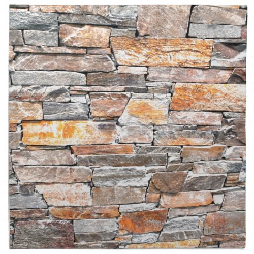 Flagstone  natural stone pattern  bricks napkin