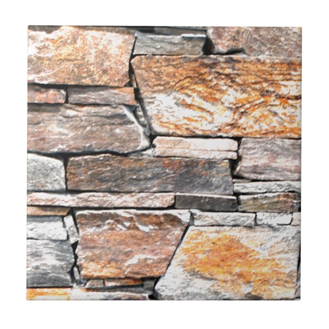 Flagstone | natural stone pattern | bricks tile (Front)