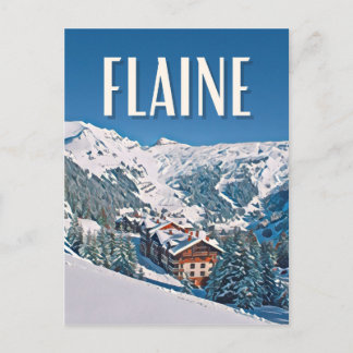 Flaine Ski Resort Postcard
