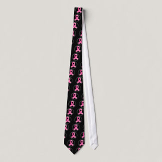 Flair Breast Cancer Pink Ribbon Neck Tie