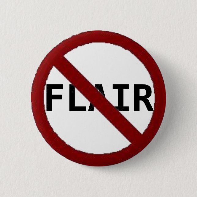 FLAIR PINBACK BUTTON (Front)