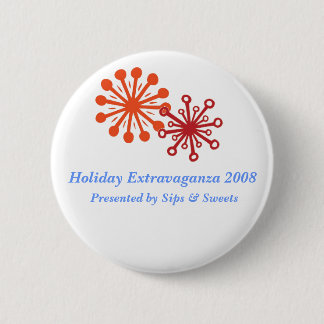 flake, flake1, Holiday Extravaganza 2008, Prese... Pinback Button