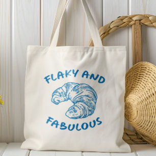 Flaky and Fabulous French Croissant, Any Color Tote Bag