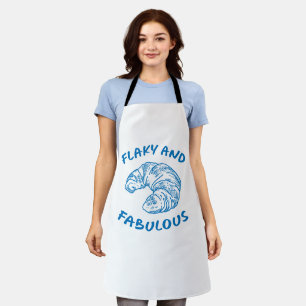 Flaky and Fabulous, French Croissant Chef Apron
