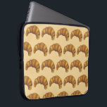 Flaky Buttery Croissant French Pastry Foodie Laptop Sleeve<br><div class="desc">Design features an original marker illustration of a flaky,  buttery fresh-baked croissant pastry. Great for your favorite foodie!

Don't see what you're looking for? Need help with customization? Click "contact this designer" to have something created just for you!</div>