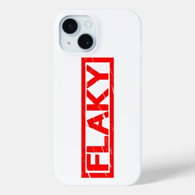 Flaky Stamp Case-Mate iPhone Case (Back)