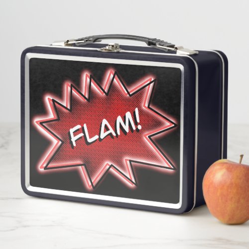 Flam Drum Rudiments  Metal Lunch Box