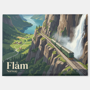 Flåm Railway Norway Magnet