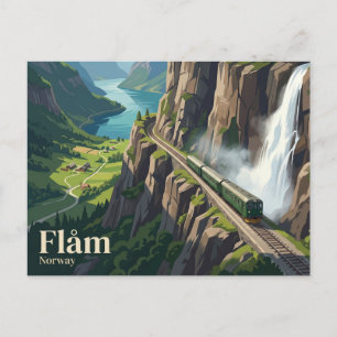 Flåm Railway Norway Postcard