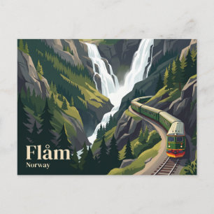 Flåm Railway Norway Postcard
