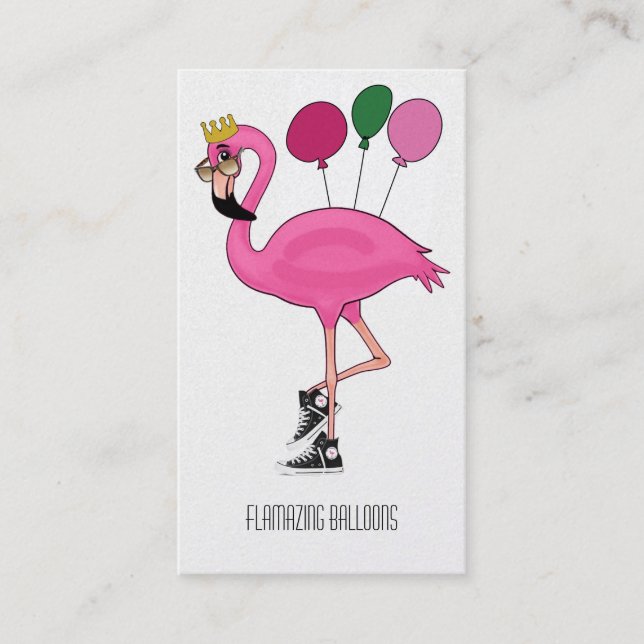 Flamazing Balloons Bus. Card (Front)