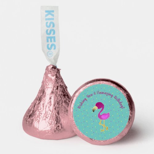 Flamazing Birthday Flamingo  Hersheys Kisses