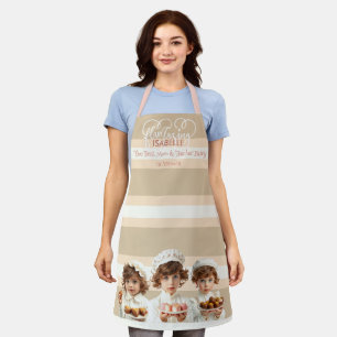 Flamazing cute kids with gourmet chocolates custom apron