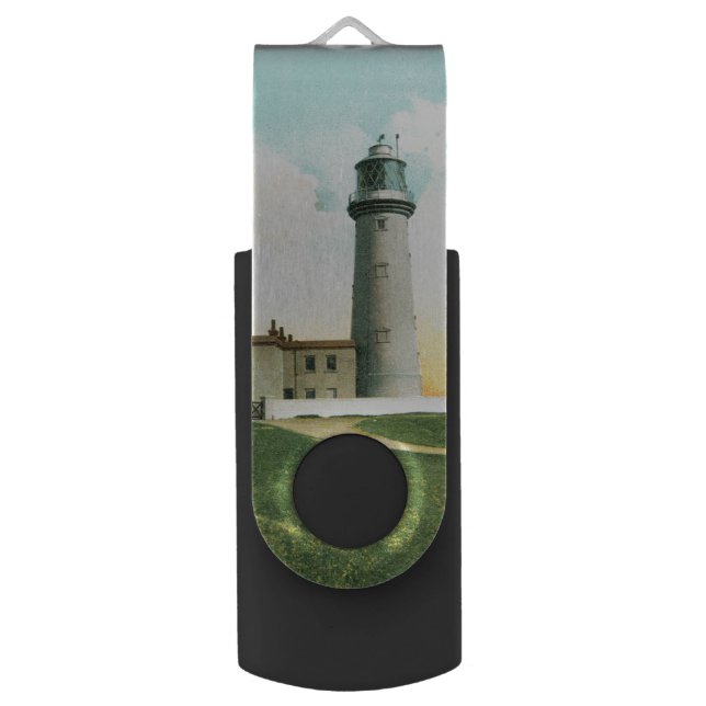 Flamborough Lighthouse (1900) USB Flash Drive (Front Vertical)