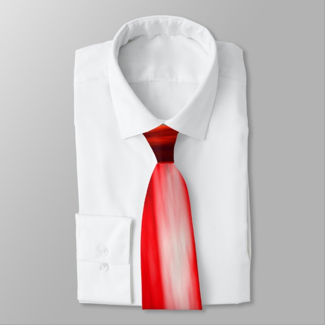 Flame Abstract Neck Tie (Tied)