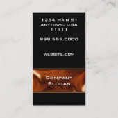 Flame Banner Business Card (Back)