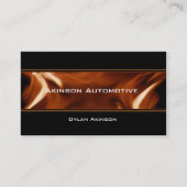 Flame Banner Business Card (Front)