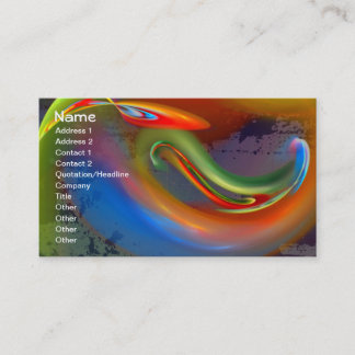 Flame Brago-Mitchell Fine Fractal Art Business Card