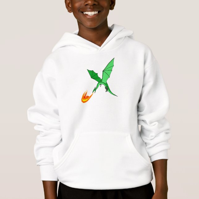 Flame Breathing Dragon Hoodie (Front)