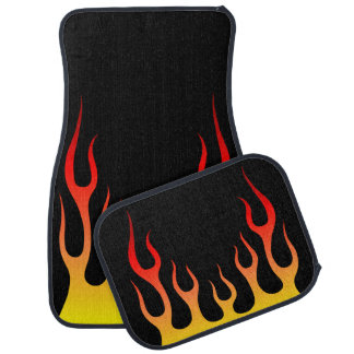 Flame car carpet car floor mat