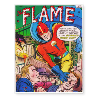 Flame comics temporary tattoos