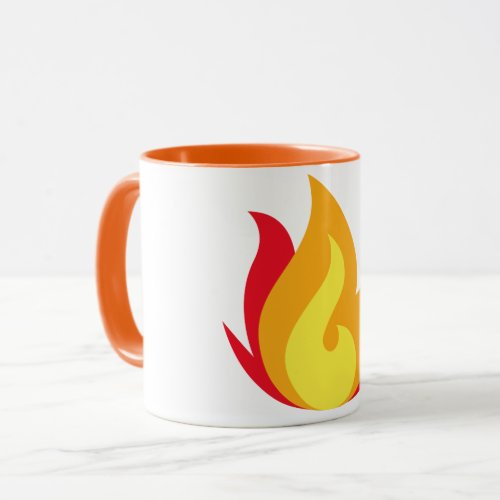 Flame Emoji Coffee Mug