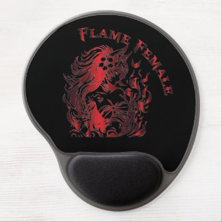 Flame Female Mouse Pad
