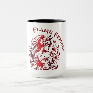 Flame Female Mug