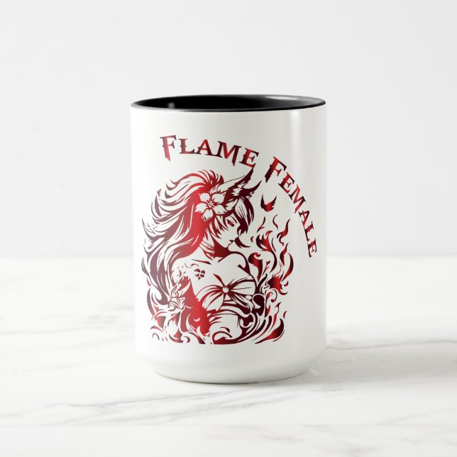 Flame Female Mug (Center)
