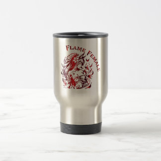 Flame Female Tumbler Travel Mug