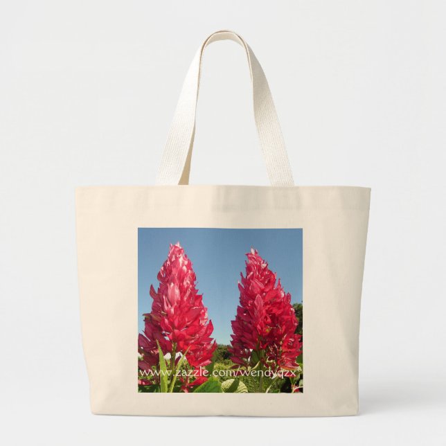 Flame Flowers tote (Front)