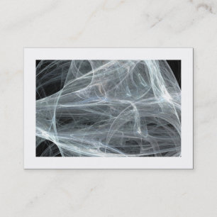 Flame Fractal 04 (bordered) Business Card