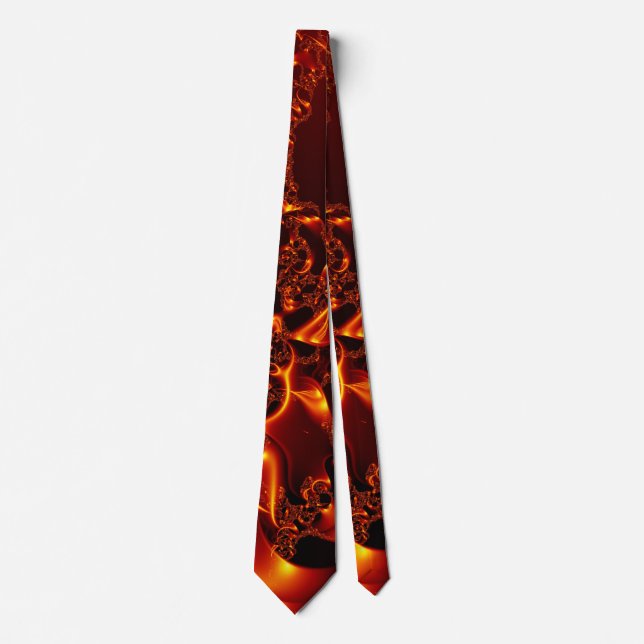 Flame fractal neck tie (Front)