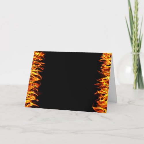 Flame Frame Thank You Card