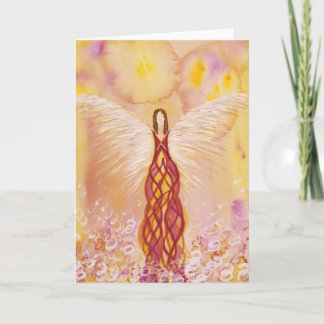 Flame Guardian Angel Card