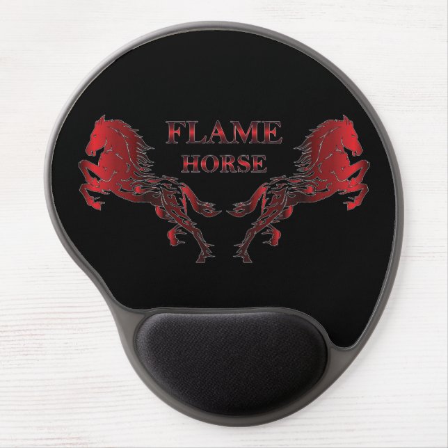Flame Horse Mouse Pad (Front)