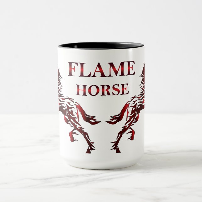 Flame Horse Mug (Center)