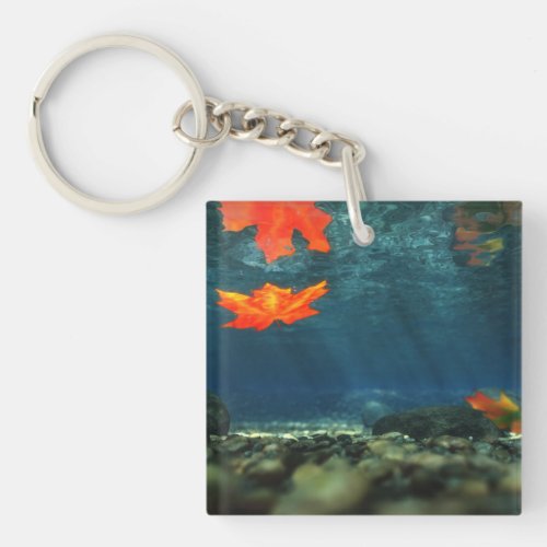Flame in the Water Acrylic Keychain