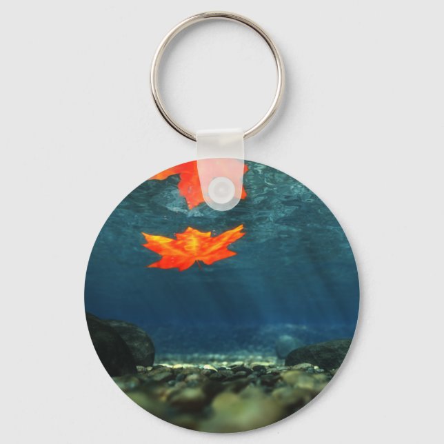 Flame in the Water Keychain (Front)