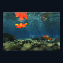 Flame in the Water Photo Print