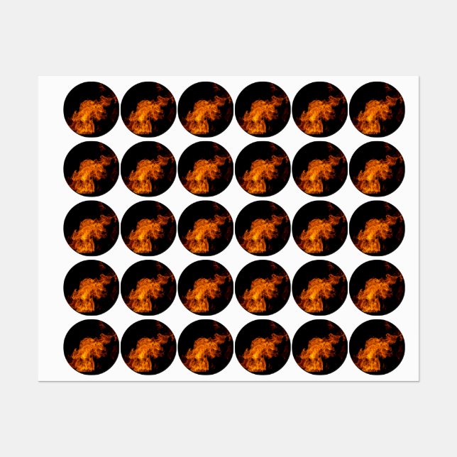 Flame Labels (Sheet)