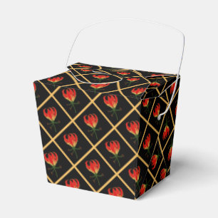 Flame Lily Gloriosa Favor Box